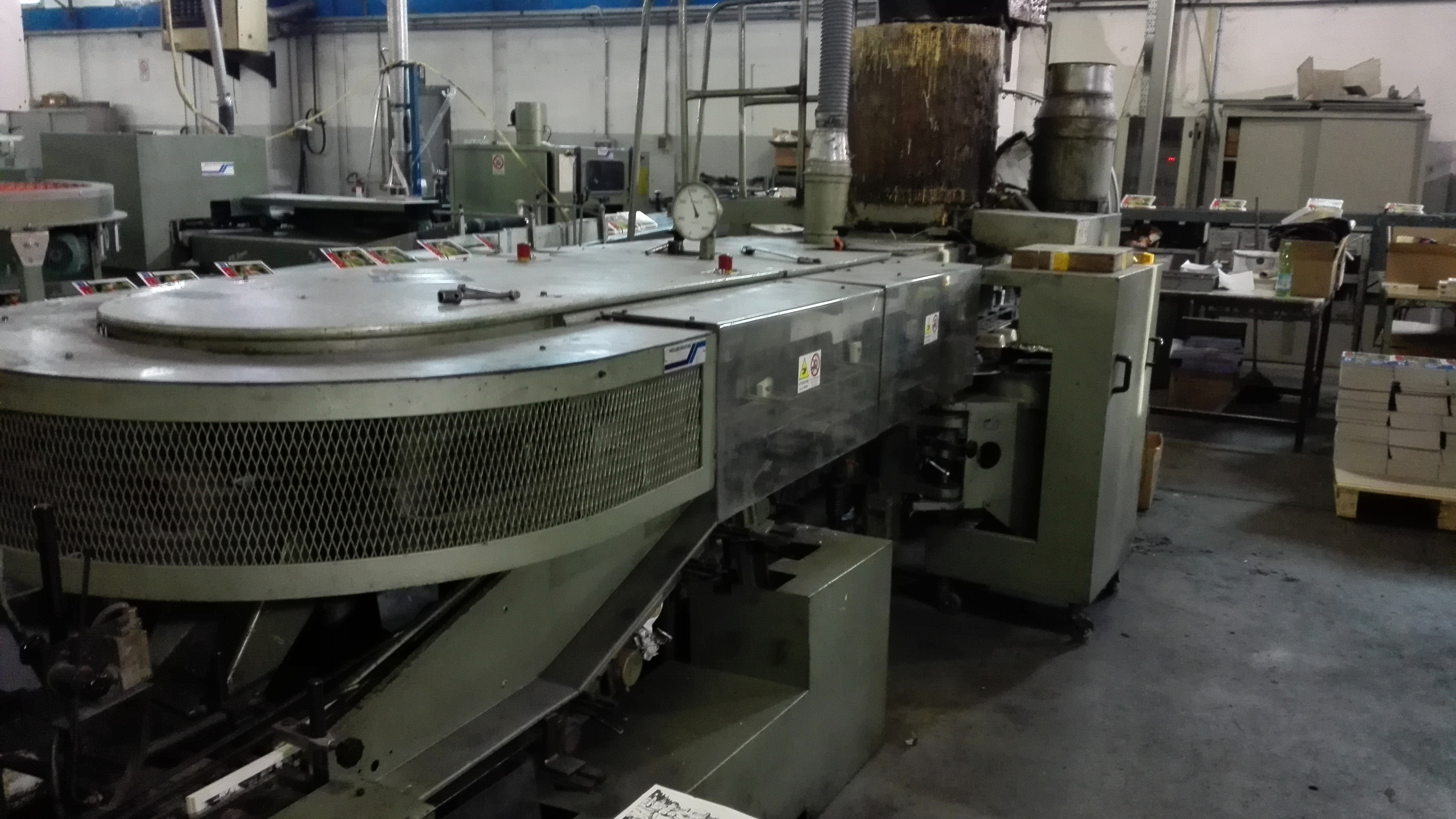 Muller Martini Monobloc Perfect Binder and Gatherer Used Machinery for sale