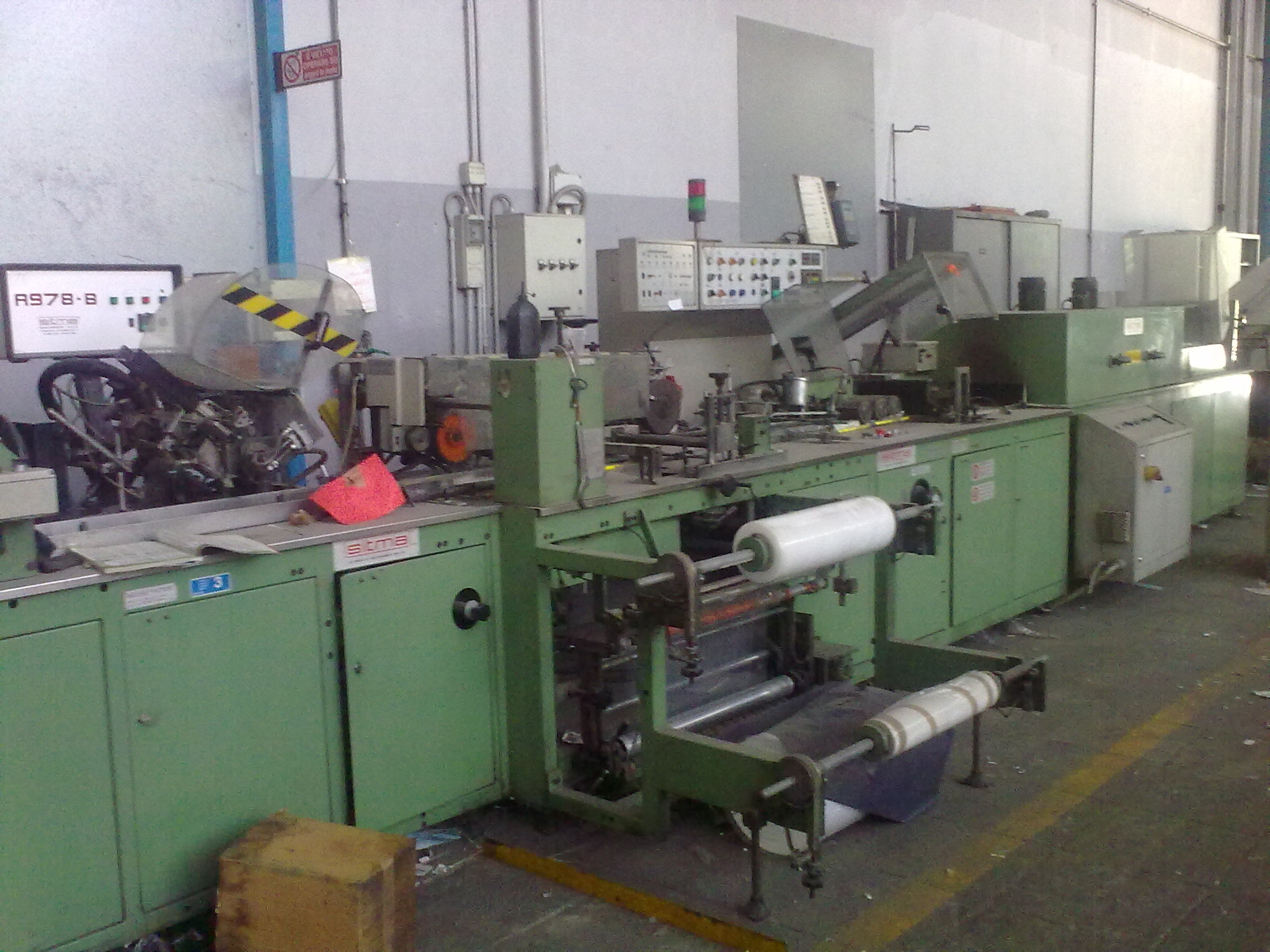 Sitma Wrapping-Line-Machine-with-Feeders Shrink Wrapping Machines Used Machinery for sale