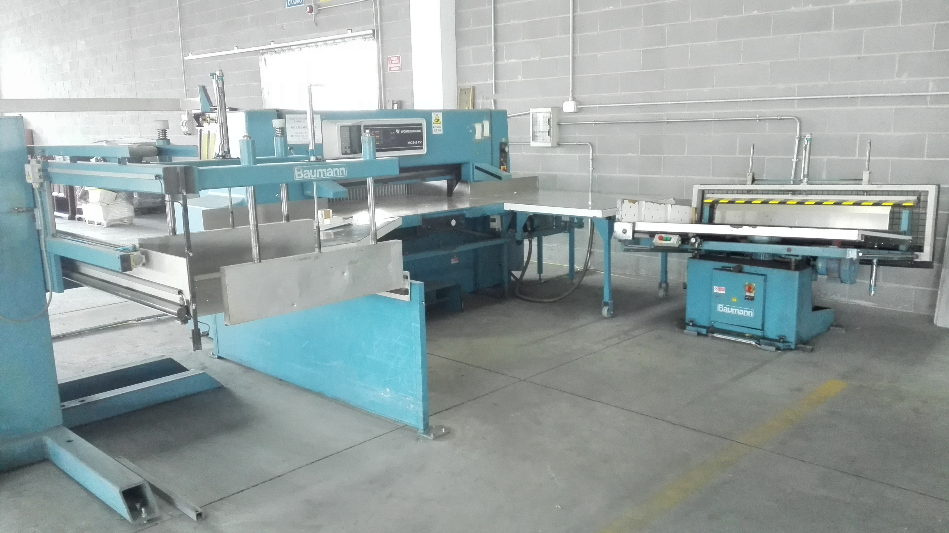 Wohlenberg 137-MC-2-TV Guillotines Used Machinery for sale