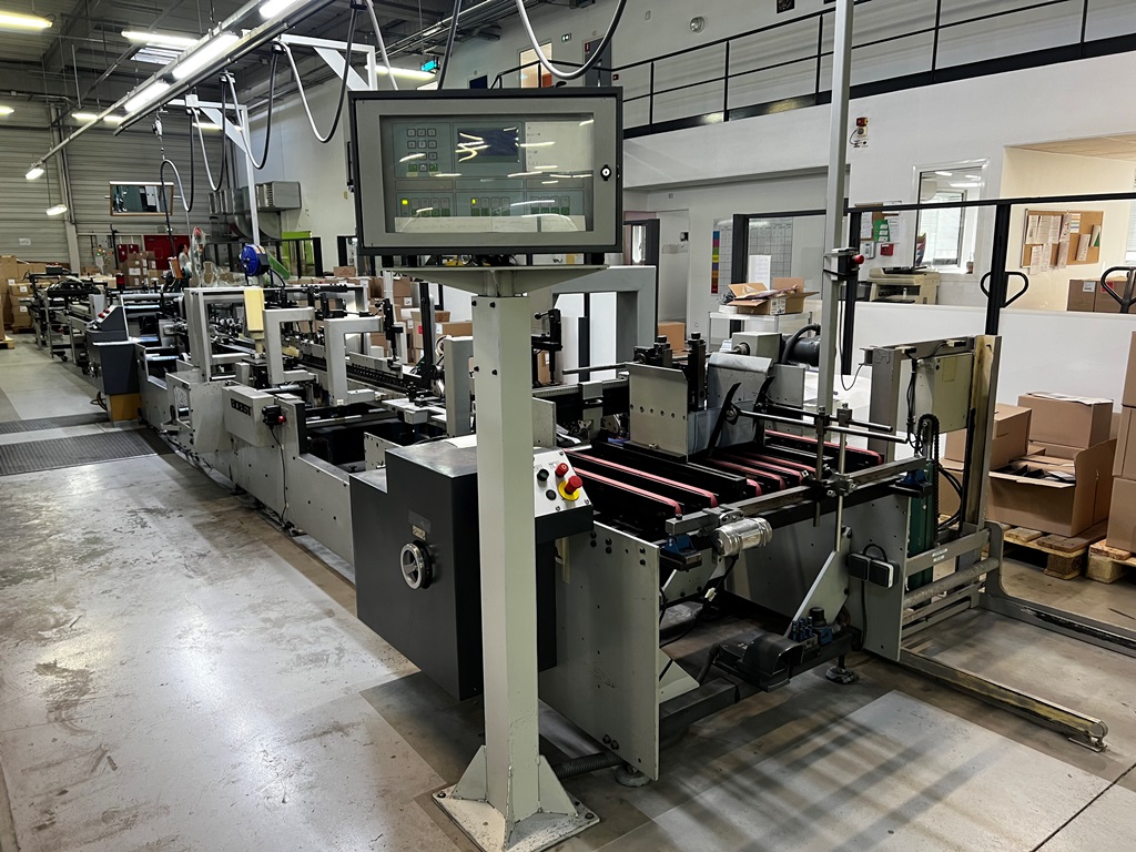 Bobst Domino-90 Gluing machine Used Machinery for sale
