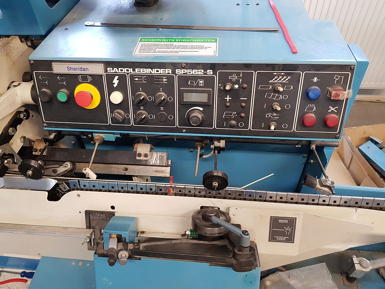 Sheridan SP-562-S Perfect Binder and Gatherer Used Machinery for sale