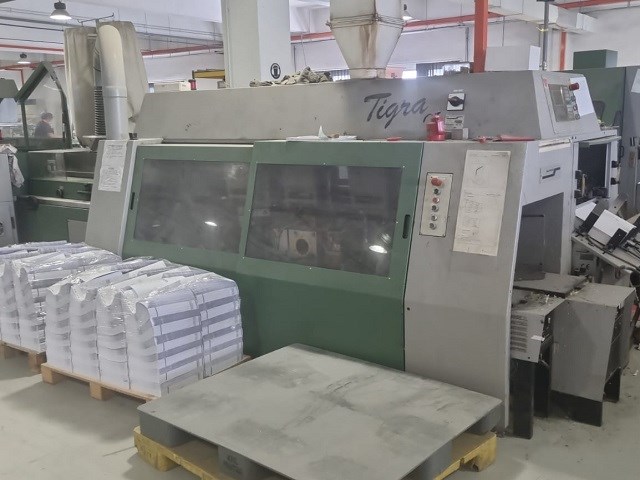 Muller Martini Tigra-1570 Perfect Binder and Gatherer Used Machinery for sale