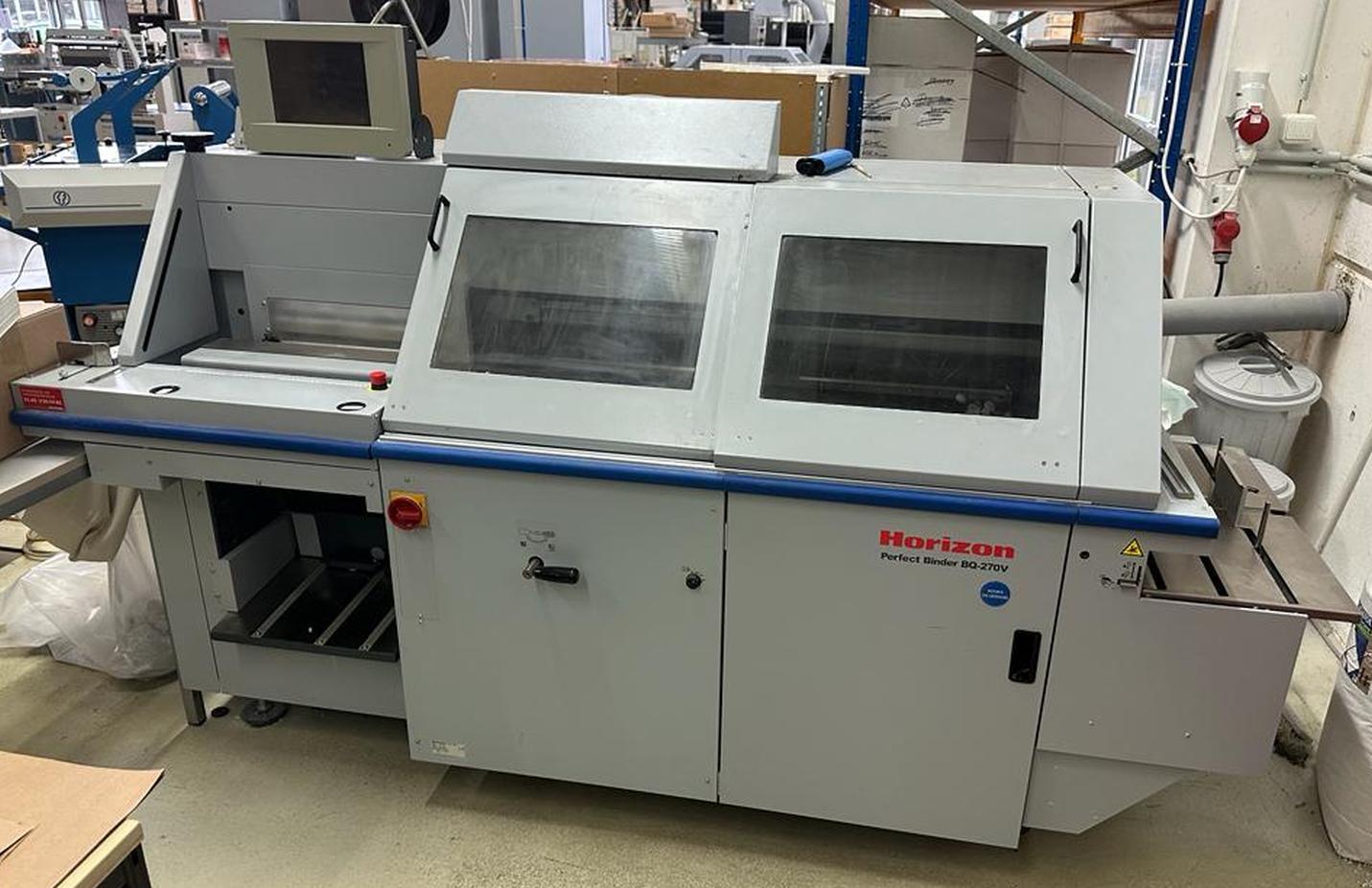 Horizon BQ-270-V Small perfect binder Used Machinery for sale